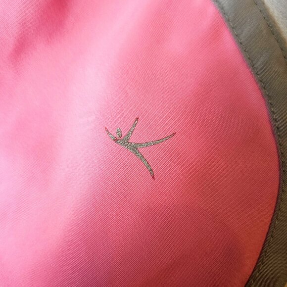 Danskin Pink & Gray Womens Running Athletic Shorts With Elastic Waistband - Picture 3 of 9